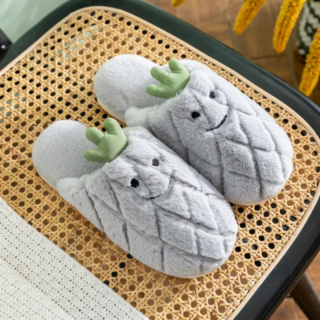 Home non slip cotton slippers Grey - Shop at LoveMi