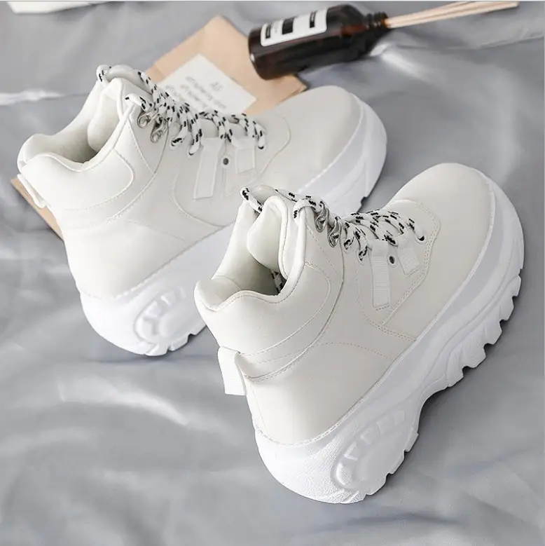 Korean Style Casual Shoes Women's Platform Old Shoes