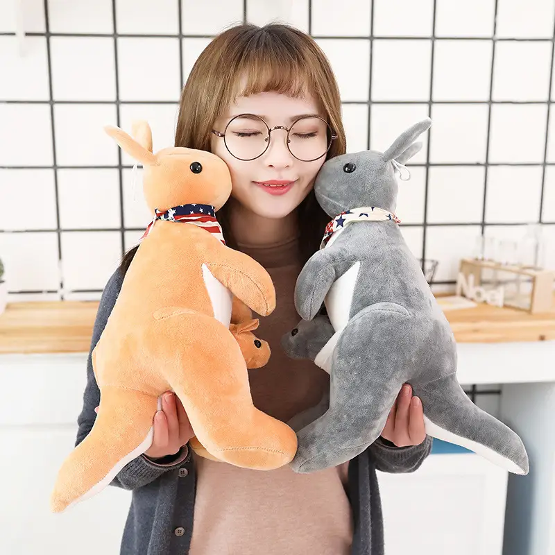 Simulation plush kangaroo male