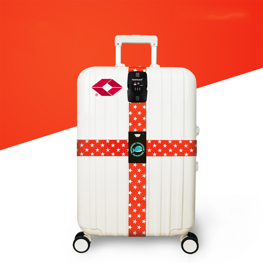 Sangle de valise TSA avec cadenas à code — 230 cm polyester 8