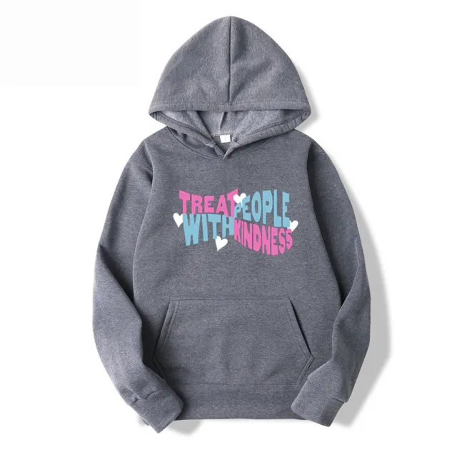 Casual fashion loose men's and women's hooded sweater Grey - Shop at LoveMi