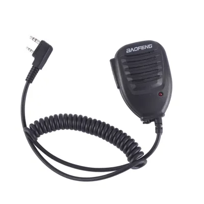 BF-888S UV5R walkie-talkie hand microphone with indicator light