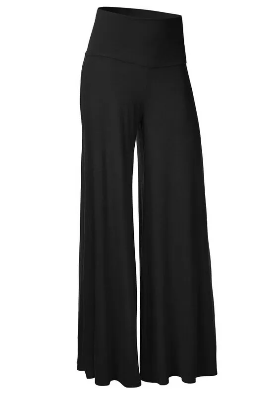 The New Twenty Color Women's Wide Leg Pants Black - Shop at LoveMi