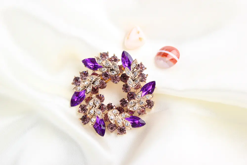 Crystal Brooch