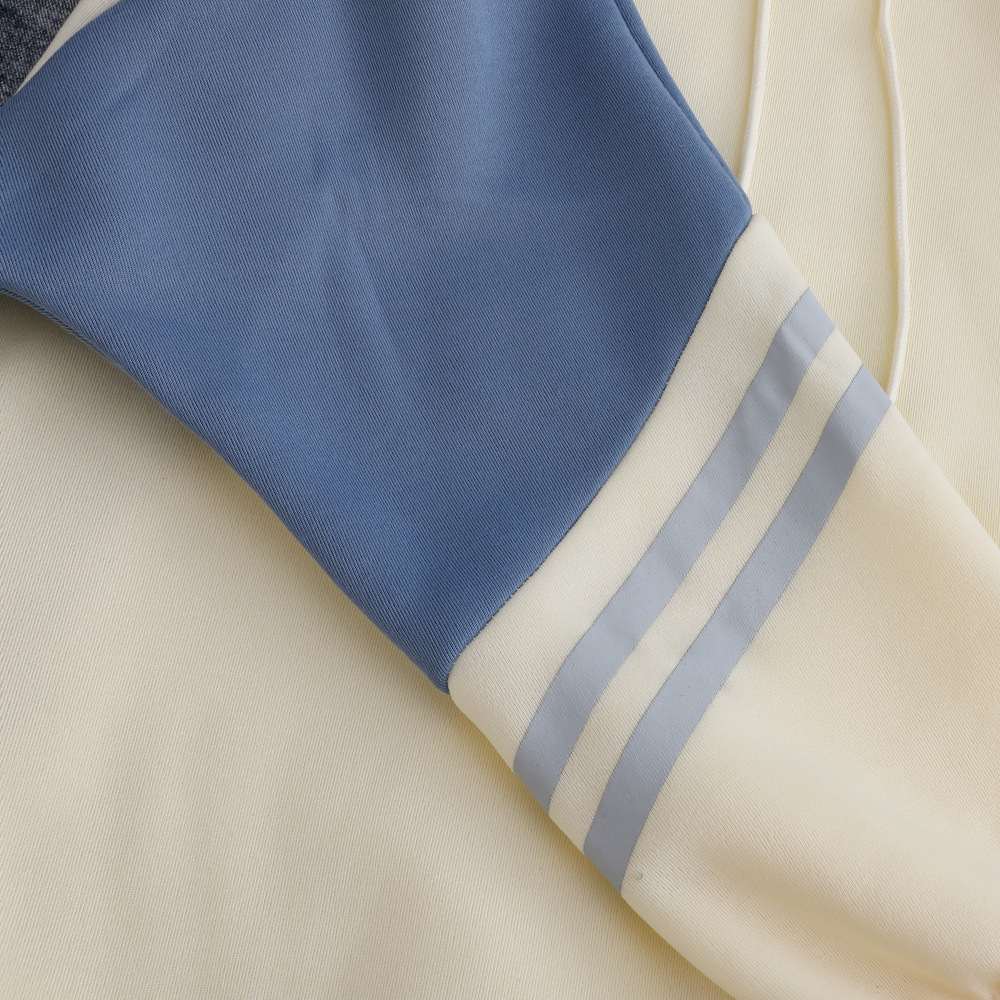 Loose hooded plus velvet padded sweater