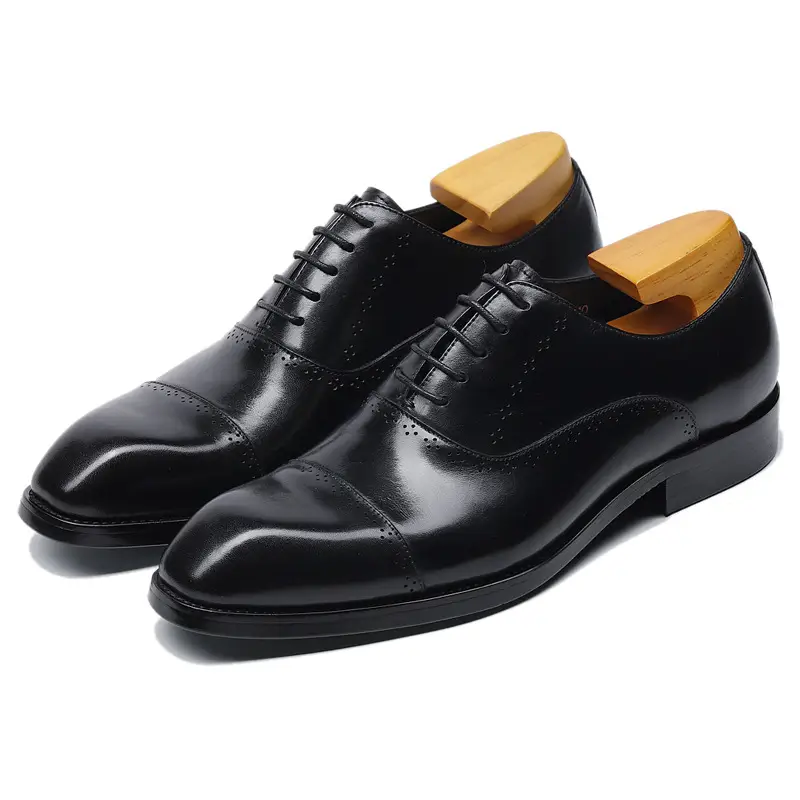Business Casual Tie-headed Leather Men's Shoes