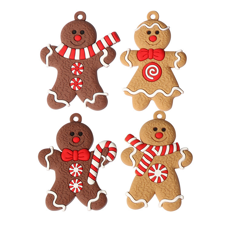 Hanging gingerbread man ornament