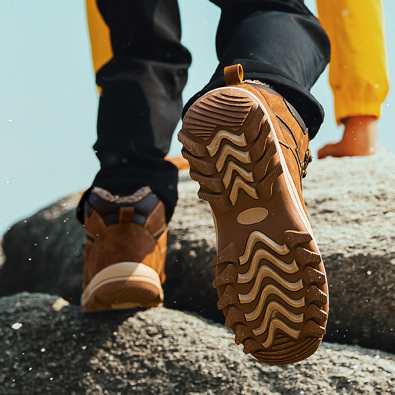 Korean Version Plus Velvet Padded Cotton Shoes Snow Boots