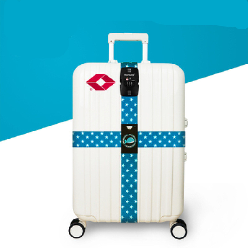 Sangle de valise TSA avec cadenas à code — 230 cm polyester 3