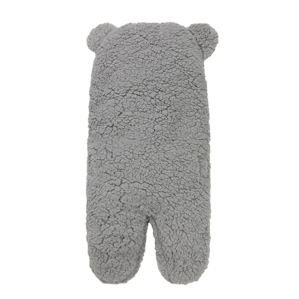 Lamb Plush Sleeping Bag Newborn Baby Swaddling Quilt – image 3