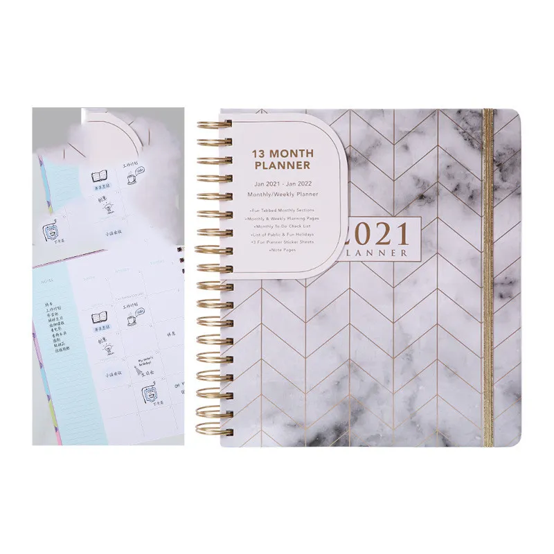 Punch in student notebook - Grey