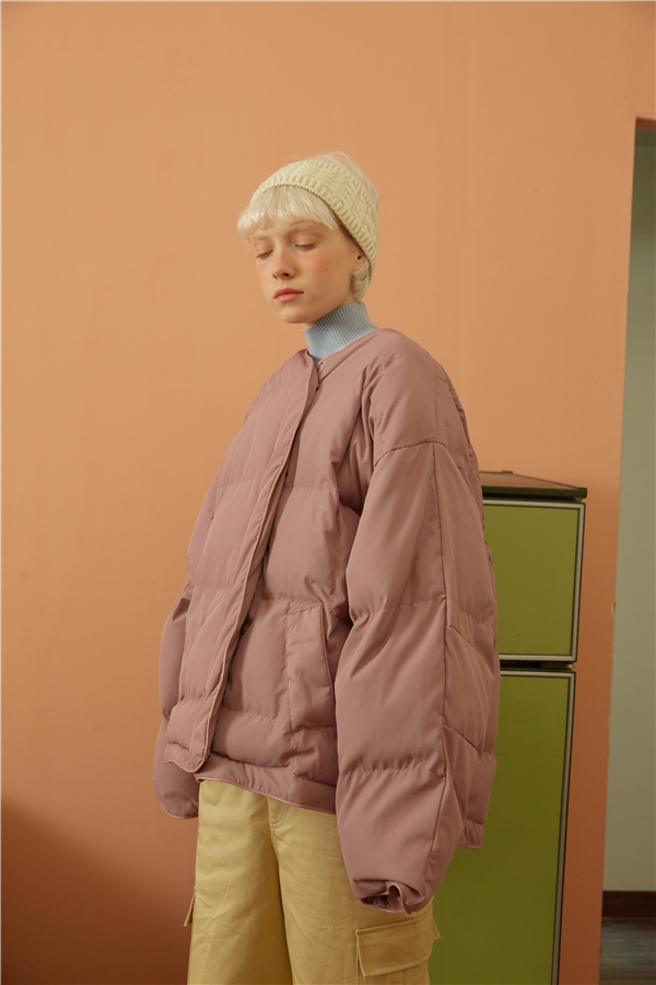 Thickened silhouette coat