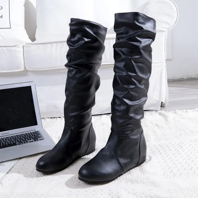 Women's leather Martin boots Black - Shop at LoveMi