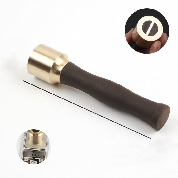 Small hammer with brass handle (18K gold L)