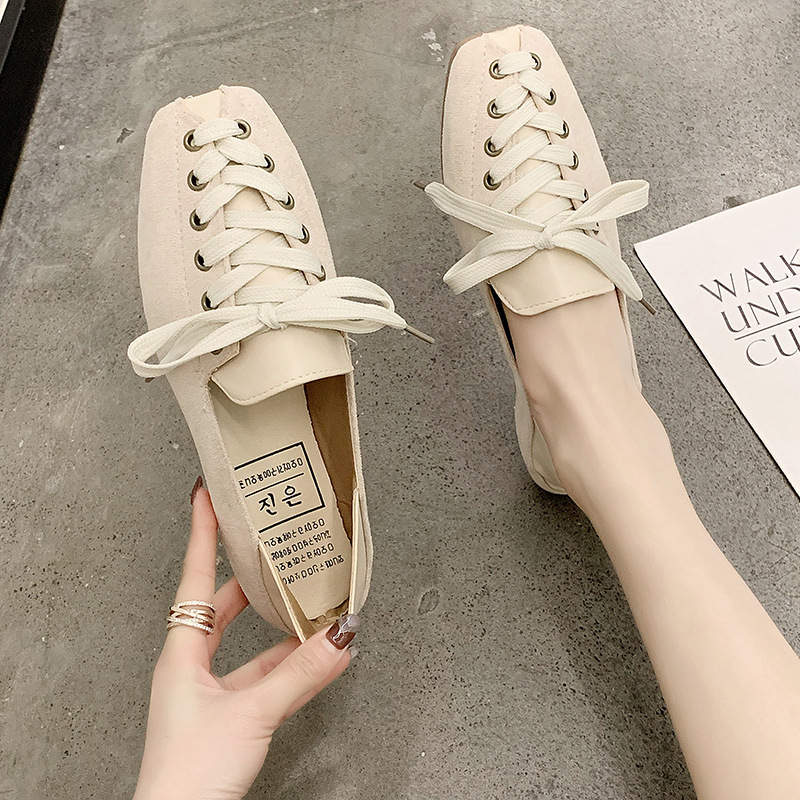 Student Flat One-Foot Casual Peas Shoes Women's Shoes
