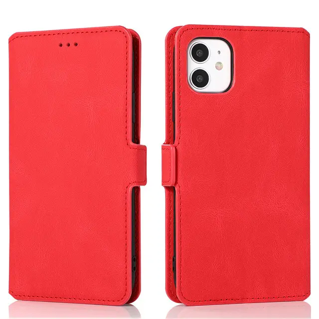 Compatible with Apple, Retro flip phone leather