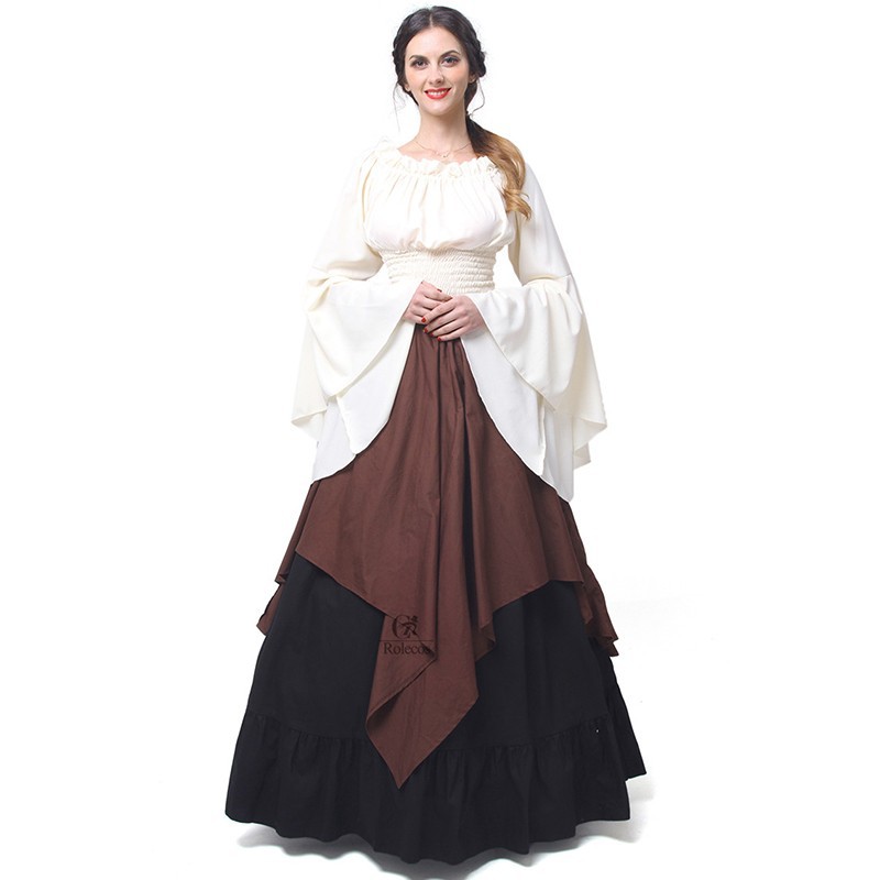 European And American Long-Sleeved Dress Female Art