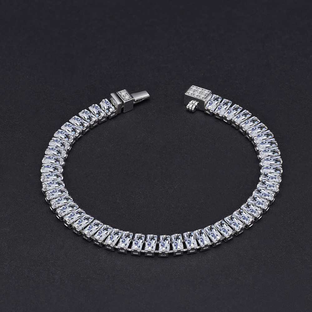 High Carbon Simulation Diamond 2.4*5mm Bracelet Chain
