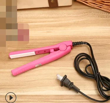 Doll Curling Iron Mini High temperature Wig Curl Straight Tool Pink - Shop at LoveMi