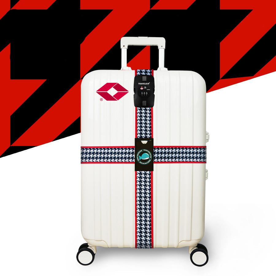 Sangle de valise TSA avec cadenas à code — 230 cm polyester 6