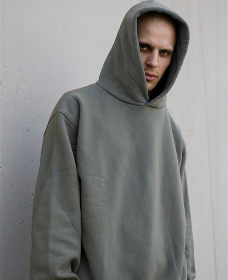 Solid color men's and women's Hooded Sweater