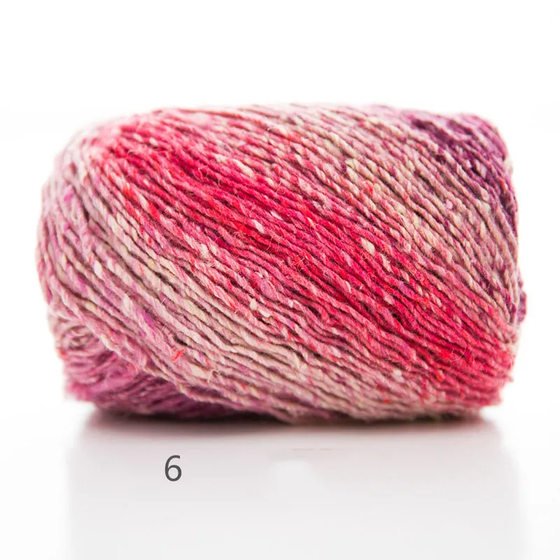 100g / roll Color segment dyed yarn - 6Style