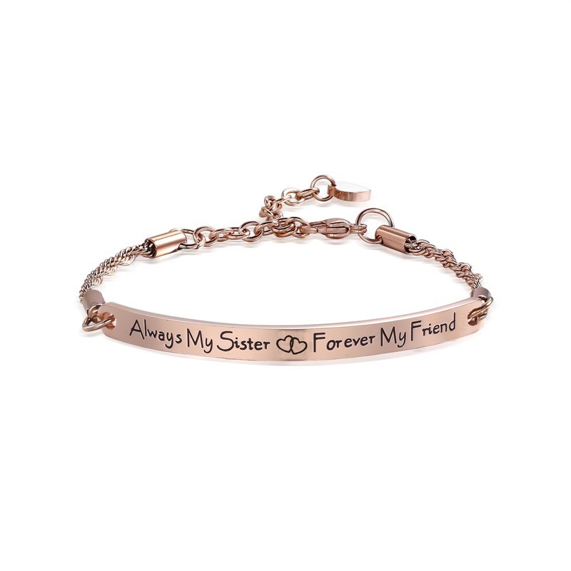 Always my sister forevermy friend bracelet bracelet