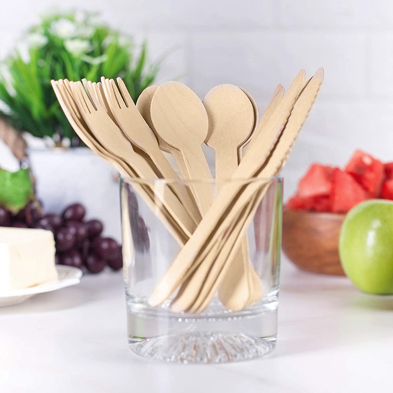 Disposable tableware cake knife and fork