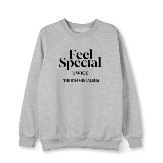 Fleece crew neck sweater coat Thin Grey - Shop at LoveMi