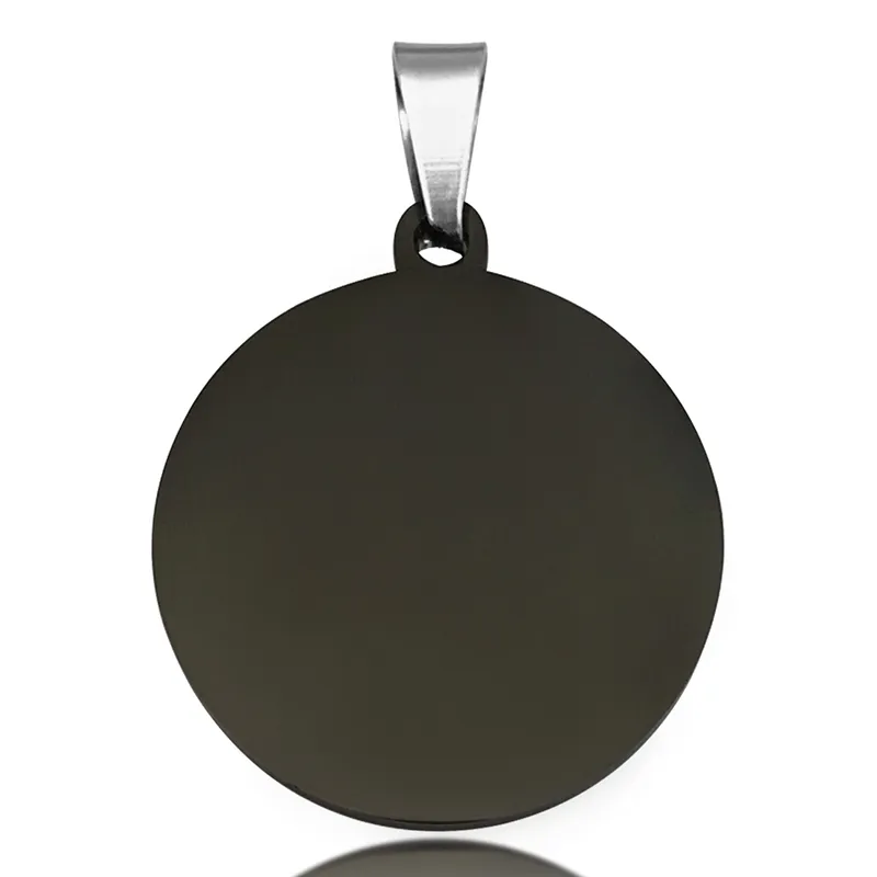 Stainless Steel Dog Tag Necklace Titanium Steel Pet Identity Tag Listing - A7