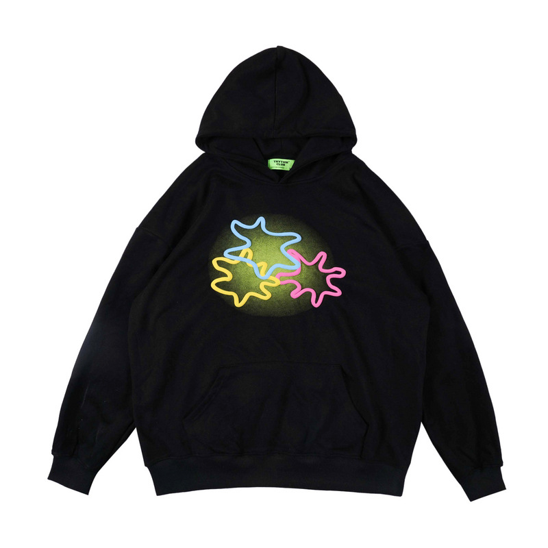 Title 5, Rainbow Foaming English Hooded Sweater Men And ...