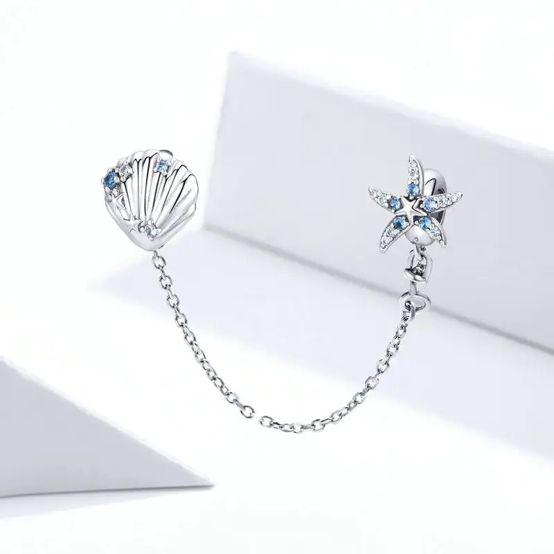 S925 Sterling Silver Diy Bracelet Accessory Safety Bracelet