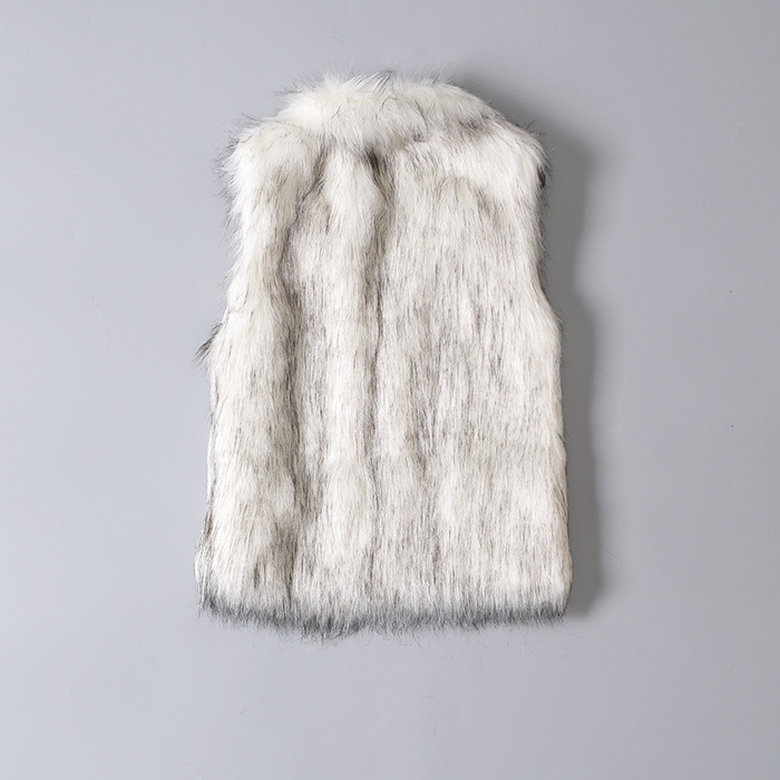 Faux fur vest