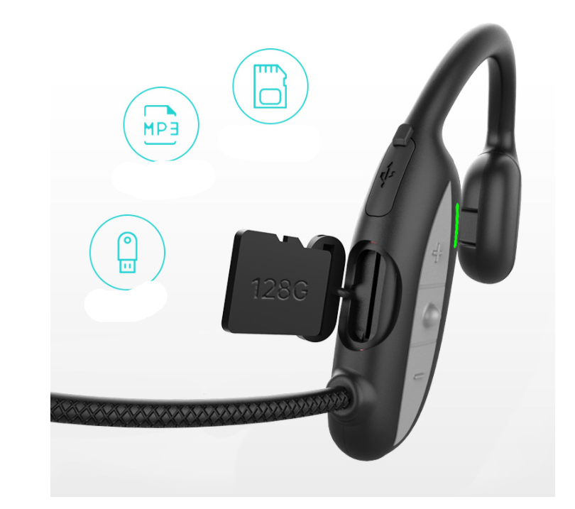Bone Transceiver Concept Bluetooth Headset With Card