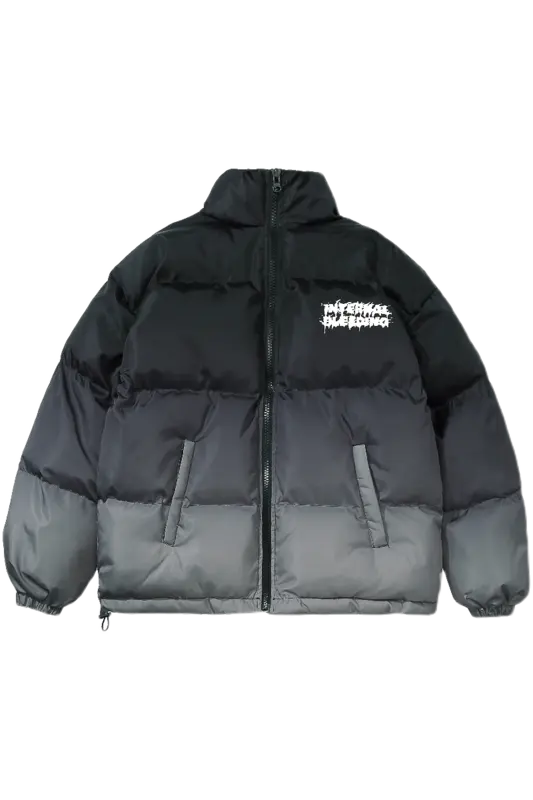 Down gradient cotton jacket