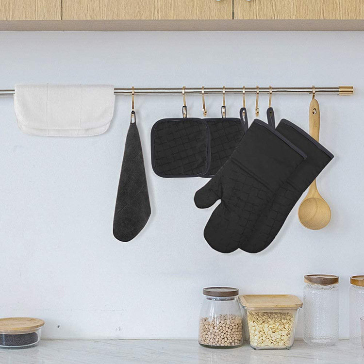 Baking gloves polyester cotton