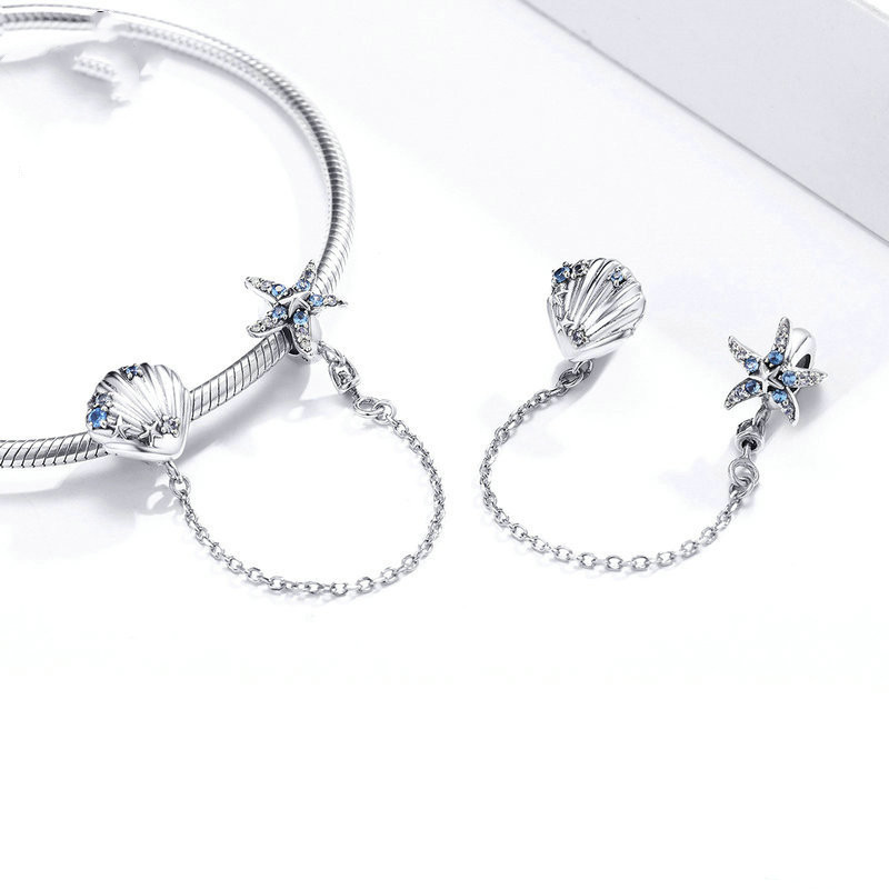 S925 Sterling Silver Diy Bracelet Accessory Safety Bracelet
