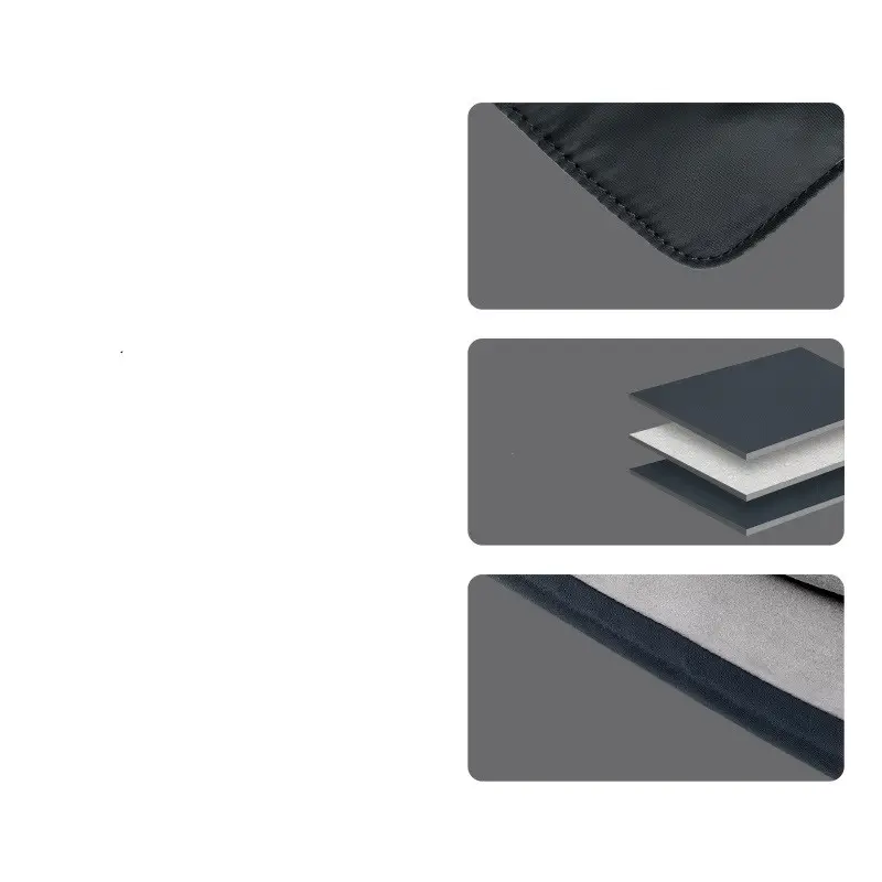 Black and white laptop bag protective cover
