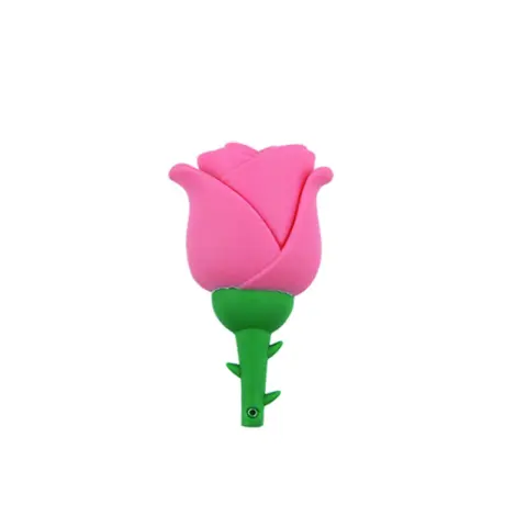Fashion Personality Creative Cute Cartoon Anime Rose Shape USB