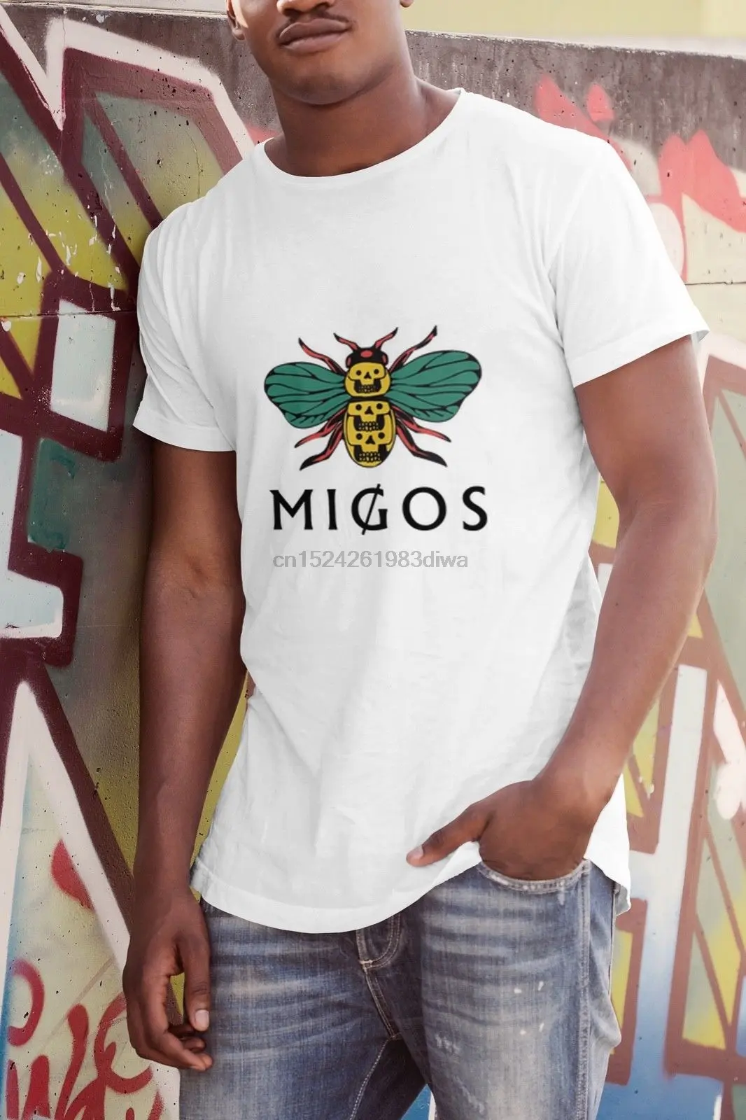Round neck short sleeve T-shirt