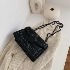 New Fashion All-match Messenger Bag Shoulder Bag - Black - View 1