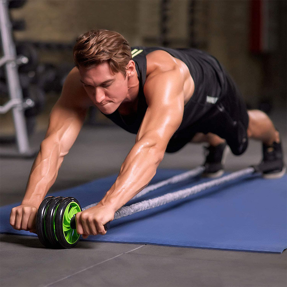 Ab Roller with Pull Rope Set, picture 2 of 5