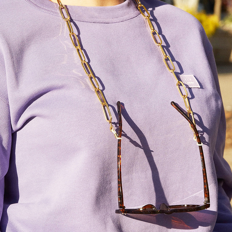 Retro simple anti-skid glasses chain