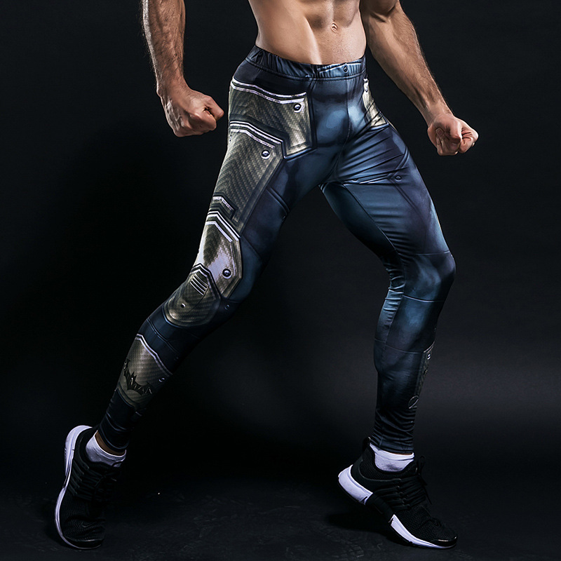 Sports Tights High Stretch Men's Basketball Running Fitness Pants