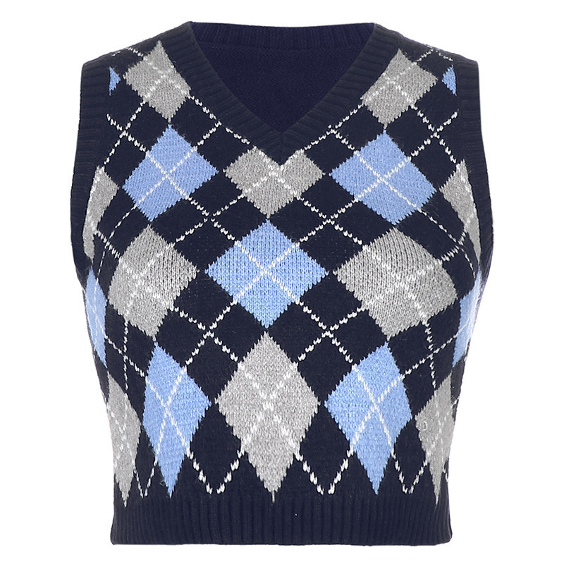 Women's plaid stacking and outer sweater heart