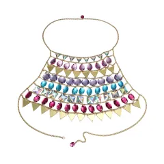Fashion Trend Symphony Acrylic Body Chain - Colorful - View 1