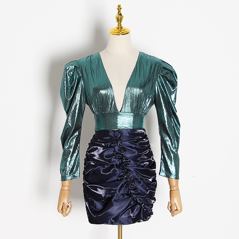 High Waist Slim Retro Skirt