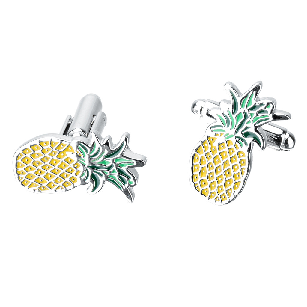 Pineapple Shaped Copper Cufflinks, picture 4 of 4