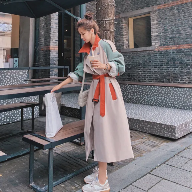 Contrasting color workwear coat Long M - Shop at LoveMi