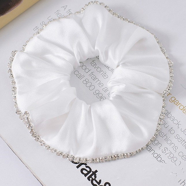 Ponytail hair accessories head flower White - Shop at LoveMi